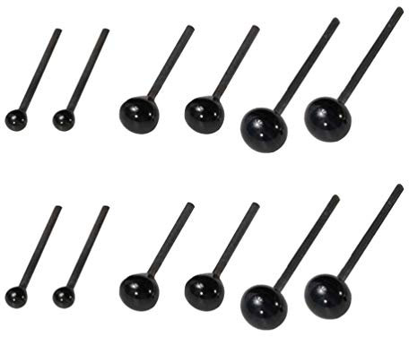 Supvox Glas sicherheits Augen für Puppe Teddy Puppe kuscheltiere Spielzeug Machen (größe 2mm + 3mm + 4mm 50 Paare für Jede größe)