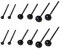 Supvox Glas sicherheits Augen für Puppe Teddy Puppe kuscheltiere Spielzeug Machen (größe 2mm + 3mm + 4mm 50 Paare für Jede größe)