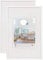 walther design Bilderrahmen weiss 21 x 29,7 cm (DIN A4) Doppelpack, New Lifestyle Kunststoffrahmen KV130WD