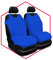 Saferide 2er Set Autositzbezüge PKW universal | Auto Sitzbezüge Polyester Blau für Airbag geeignet | für Vordersitze | 1+1 Autositze vorne