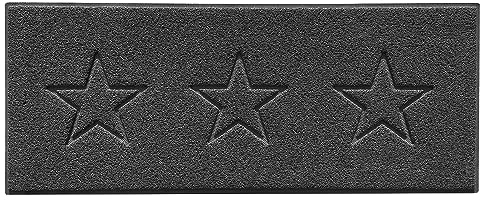 Nicoman Star Embossed Shape Door Mat Dirt Trapper PVC Spaghetti Mat Washable Quick Drying Barrier Doormat-Dark Grey (Drainage Open-Back)-Runner (150x60cm)