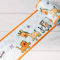 Wall Borders Peel and Stick Wallpaper Border Window Trim Molding Mirror Frame Kit Wall Panel Bulletin Board Borders Yellow Animal 10 X 1000CM
