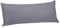 AIMANE® Long Bolster Pillowcase Cover - Body Pillow Neck Support - Orthopaedic Bolster Pillowcase Cover Nursing Pregnancy Support Long Pillowcases (Double 4.6FT, Grey)