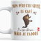 Mug humour idee Cadeau Fete des Peres Papa Anniversaire plaisir d'offrir Mon Père c'est Comme Le Café Il a Un Grain Mais Je l'Adore Cadeau Original marrant