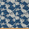 Loussiesd Ozean Wave Stoff Meterware Japanese Oriental Hokusai Nautical Waves and Splashes Muster Dekorativer wasserdichter Stoff für Polster und Heimwerkerprojekte 92x150cm Blau Weiß