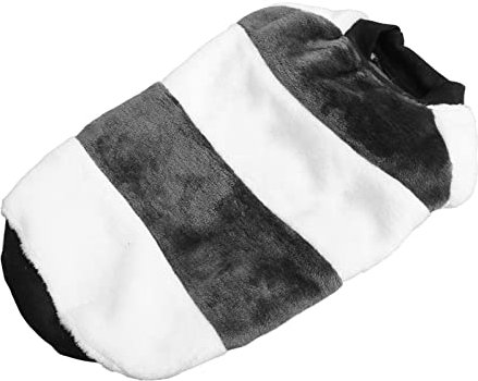 Winter-Hundemantel, Baumwolle, Polyester, gepolstert, Wolle, verdicken, grau, weiß, Patchwork, Warmer Pullover, Kleiner Hund, Plüsch