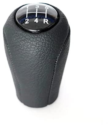Leder 5/6-Gang Schaltknauf Für Mazda 3 BK BL 5 CR CW 6 II GH CX-7 ER MX-5 NC III 23 MT Leder Schalthebel Hebelarm Headball Schaltknauf (Farbe : 5-Speed)