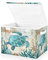 Mnsruu Storage Boxes with Lids, Sea Lives Turtle Coral Large Storage Basket Organizer Shelves Cube Bin Toy Clothes Underbed
