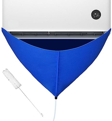 Limpieza Polvo Para Unidad Aire Acondicionado, Funda Limpieza Impermeable Para Aire Acondicionado Dividido Con Cordón Elástico, Tubería Agua | Limpieza Montado En La Pared
