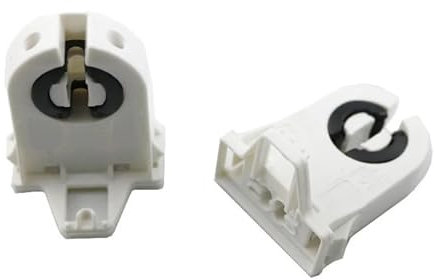 1-100PCS Kunststoff Lampenfassung Basen Geeignet for T8 G13 LED Halterung Lampe T8 T/UV Leuchtstofflampe Sockel Lampensockel (Color : 10PCS)