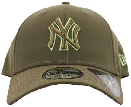 New Era 9Forty Strapback Cap - Outline New York Yankees Oliv