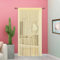 Taiyuhomes Rideau Fil Rideau De Porte en Perles Rideau Anti Mouches pour Porte Exterieur Moustiquaire Rideaux Exterieur Cloison De Séparation De Pièces (Beige, 90x245cm(35x96))