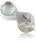RDNKVB 10 Fach Lupe Taschenlupe,Juwelier Lupe,Vergrößerungsglas Für Juweliere,Juwelierlupe,Faltbar Juwelier Uhr Lupe,Jewelers Loupe,Juwelierslupe,Einschlaglupe,Juwilierlupe,Lupe Botanik,10x21mm