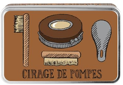 DLP - Schuhputzbox (Ganie) für Pumpen, mehrfarbig