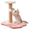 TRgqify-KM Kratzbaum for Katzen, Klettergerüst for Katzen, Komfort-Kratzbrett-Turm, Stabile Basis for Hauskatzen, Einfache Montage(Pink)