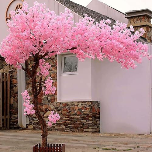 Künstlicher Sakura-Baum,künstlicher Sakura-Baum,hellrosa, erstaunliche künstliche Nachbildung für Hochzeitsfeierdekoration – künstlicher Sakura-Baum,lebensechte künstliche Pflanze ,1X0.6-Extended