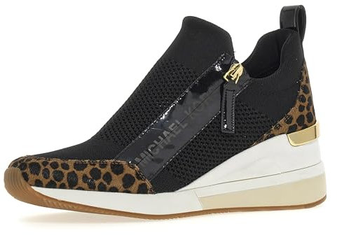Michael Kors 43R5WIFS2D-293 Willis Wedge Trainer Women Husk Multi UK 6