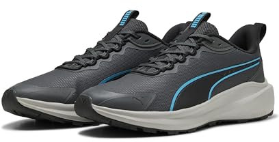 PUMA Skyrocket Lite Trail, Scarpe per Jogging su Strada Unisex-Adulto, Grigio Scuro Blu velocità, 43 EU