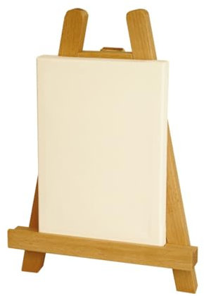 JEWEDECO Mini Chevalet En Bois Support De Chevalet Photo Trépied Portable Mini Trépied Chevalet De Trépied De Fête De Peinture D'artiste Trépied De Table Trépied De Bureau Bambou