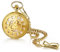 JewelryWe Taschenuhr Gold Automatik Uhr: Vintage Hohle Zahnrad Römische Ziffern Automatische Mechanische Kettenuhr Skelett Uhr mit Kette Taillenkette Geschenk für Herren Damen