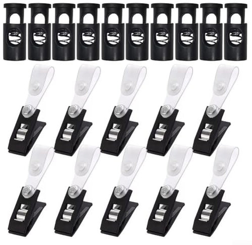 Fahnenmast-Clips für Stabilität bei windigem Wetter, einfach anzubringen und zu entfernen (#3)