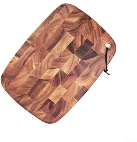 Tagliere in legno di acacia con corda per appendere la preparazione degli alimenti e salumi (piccolo)