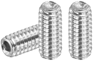 PATIKIL 30pcs Vis sans tête à six pans creux M2x5mm en acier inoxydable 304 | Vis Pointeau, Pour Roulements, Douilles, Poignées De Porte, Lampes, Boutons