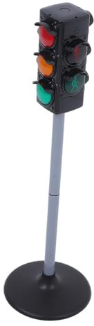 BESTonZON 1Stk Simulierte Ampel Rave- Ampel für Ampellampe Spielzeugautos Stopplicht ampelschirm spielzeugampel Bildungsspielzeug Ampel-Modellspielzeug Plastik Black