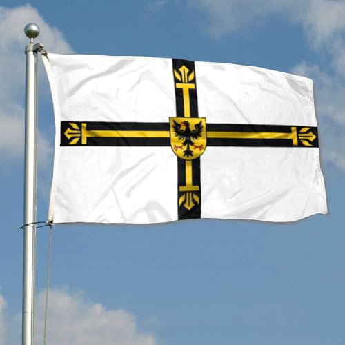 Garten Flaggen Deutscher Orden Gartens Banner Dekoration Balkonflagge Weatherproof Personalisierte Gartenflagge Für Parade Extérieur Outdoor 90X152CM