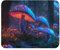 Tapis De Souris Groupe De Champignons Lumineux Tapis De Souris De Jeu Étanche Accessoires De Jeu Mac Et Pc Portable Mousepad pour Travail Gaming Souris 25X30Cm