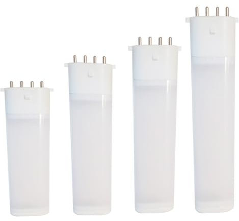 XYAL Lampadine, Confezione da 6, lampada a spina orizzontale a LED 2G7 AC220V 6W/8W/12W 2835SMD 2G7 con attacco a 4 pin(Warm white 3000K,12W 169mm)