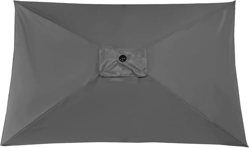 YNJJKA Rectangle Toile de Rechange pour Parasol Déporté de 200x300 cm pour Parasol Déporté À 6 Baleines(G2)