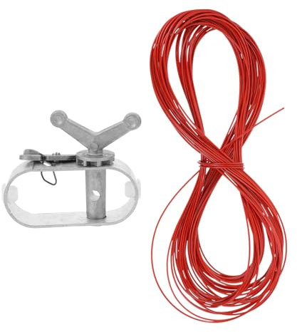 Toyvian Seilwinde für Poolabdeckung Winter Poolabdeckung Aluminium Seilwinde Wetterfest und Einfache Installation und Demontage Kabelspanner für Oberirdische Pools