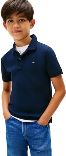 Tommy Hilfiger Jungen Interlock RWB Polo Ss Kb0kb10007 Polos (1er Pack)