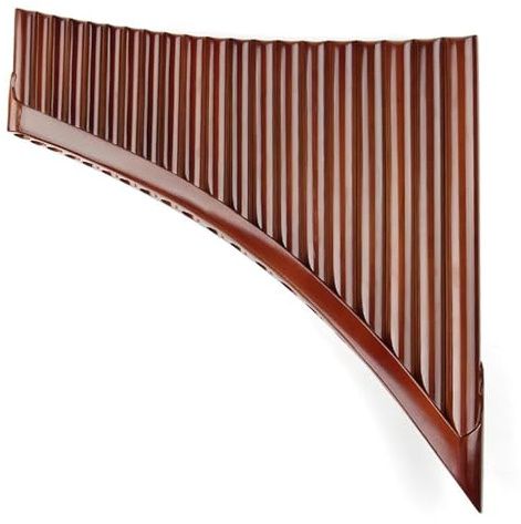 Panflöte 20 Rohre Panflöte E Taste Mit Braunem Bambus Gemacht Musikinstrument Professionelle Leistung(RINHT)
