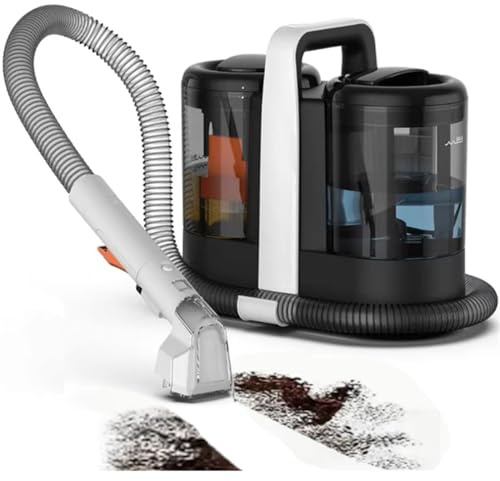 MEIION Tragbarer Nass-Trocken-Teppich- & Polsterreiniger | Tiefenreinigung & Geruchsentferner für Teppiche, Polstermöbel, Autositze & Matratzen | Ideal für Haustierbesitzer & Allergiker