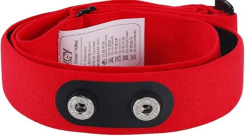 My Zone Replacement Strap for myzone Switch Replacement Strap | Only Compatible with Myzone Belt mz Switch,MZ-Switch 2.0 and Max ,SweatProof & WaterProof Pro Chest Belt Red,Large
