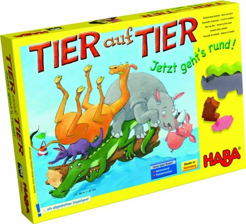 HABA 4973 Tier auf Tier - Jetzt geht's rund!