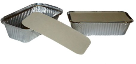 Uk Store 500 ALUMINIUM FOIL FOOD CONTAINERS Large + LIDS No6a Order before 12 noon for same day dispatch weekdays only,L 20cm x W 10cm x D 6cm