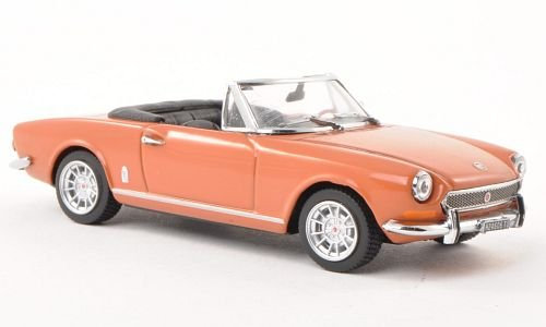Fiat 124 Spider BS, hell-braun , 1970, Modellauto, Fertigmodell, Vitesse 1:43