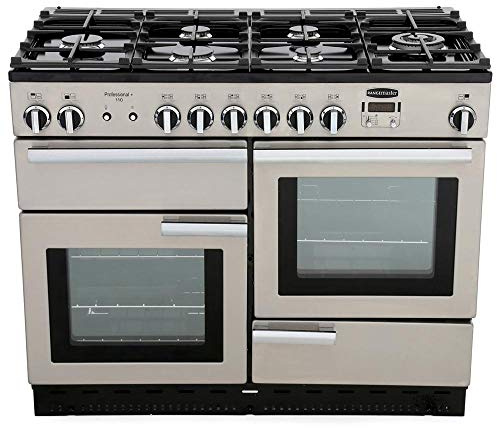 Rangemaster 86860 Professional Plus 110cm Natural Gas Range Cooker - Stainless Steel