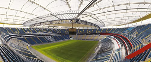 Frankfurt Stadion Tag Panorama - Poster 120 x 50 cm - hochwertiger FineArtPrint