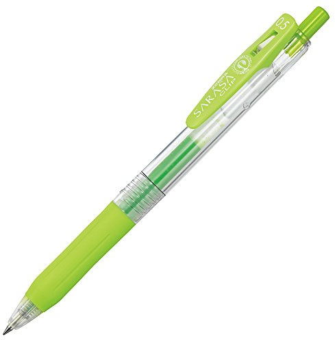 Zebra Sarasa Clip Pen 0.5 mm, Light Green (JJ15-LG)