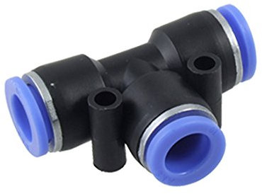 sourcingmap 10 MM Pneumatique Rapide T-Connecteur Tee Push in Raccords