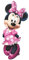 Room Mates 54534 Riesenwandsticker Minnie Maus - Bow-tique, mehrfarbig