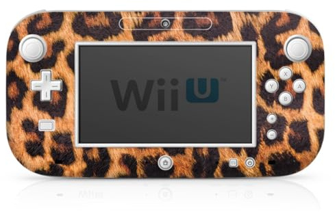 DeinDesign Skin kompatibel mit Nintendo Wii U Gamepad Folie Sticker Leopard Fell Animalprint