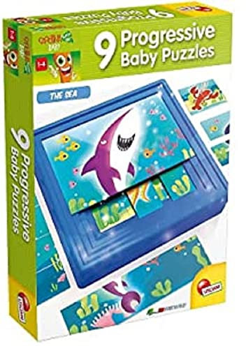 Liscianigiochi Giochi, 58457, Carotina Baby, Progressives Puzzle: Das Meer