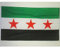 BANDIERA ARMATA LIBERA DI SIRIA 90x60cm - BANDIERA SIRIANA 60 x 90 cm - AZ FLAG