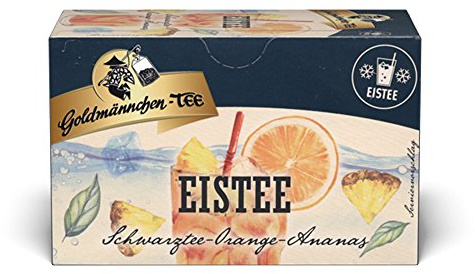 Goldmännchen-Tee Eistee Schwarztee-Orange-Ananas (1x36g) (20 Filterbeutel à 1,8g)