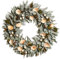 Spring Wreath Large Front Door Wall Hanging Sage Green Wooden Garland Ornament Evergreen Wreaths Summer Decoration